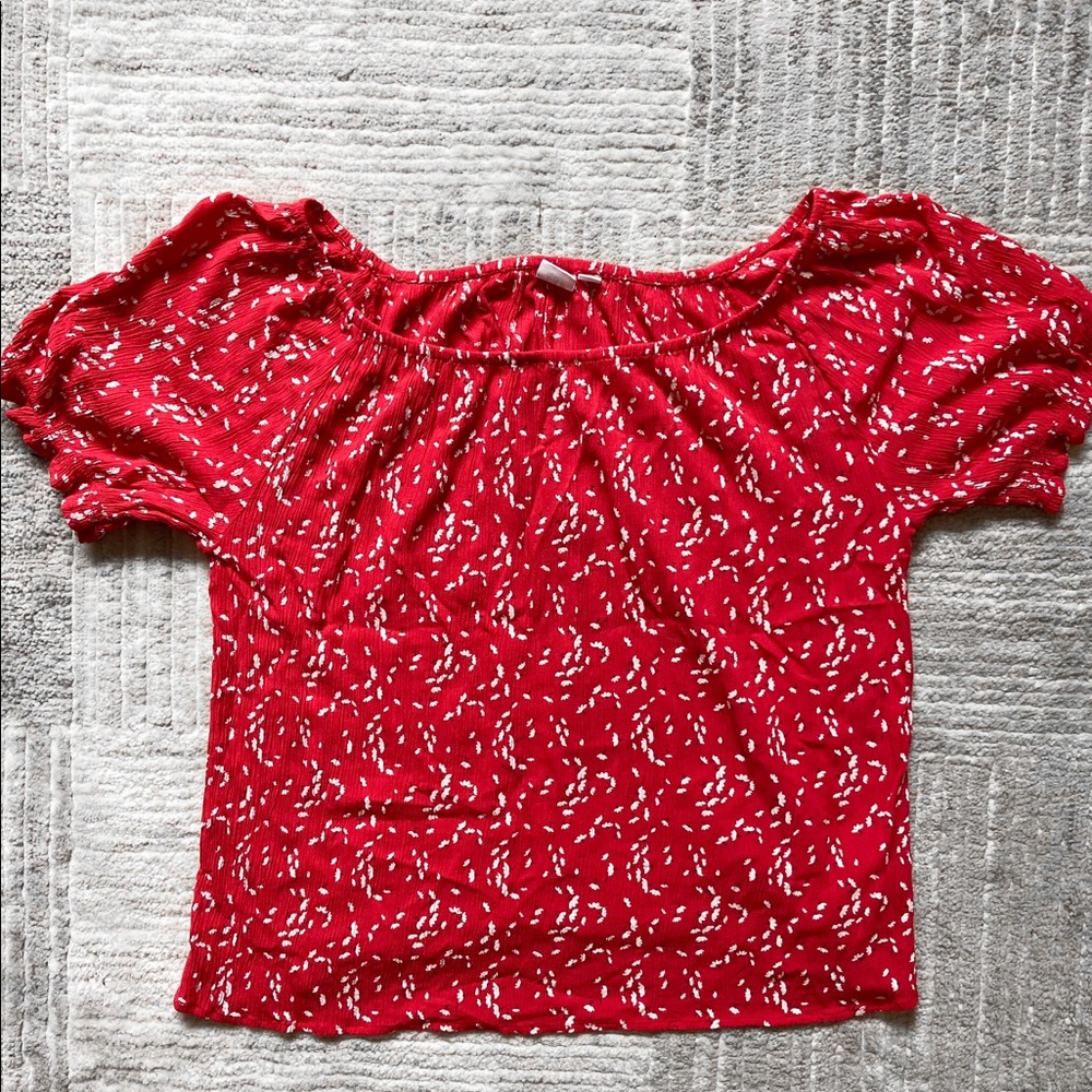 Gap Scoop Neck / off the shoulder Blouse